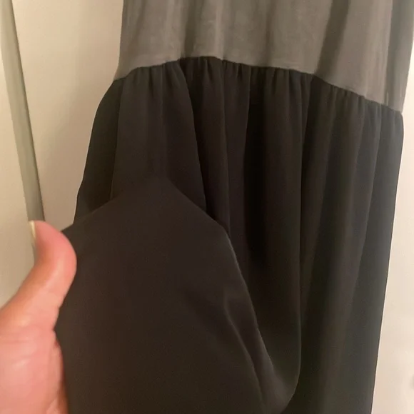 Anthropologie Dolan left coast color block Jersey/silky dress - Picture 3 of 8